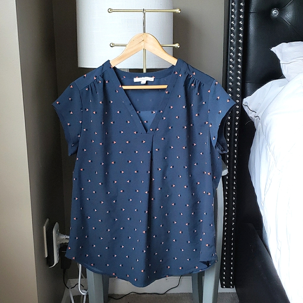 Business Casual Top Navy Size XL